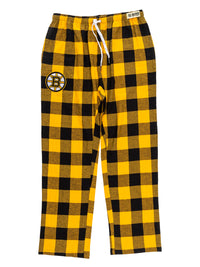 Load image into Gallery viewer, Boston Bruins Buffalo Plaid Flannel PJ pants
