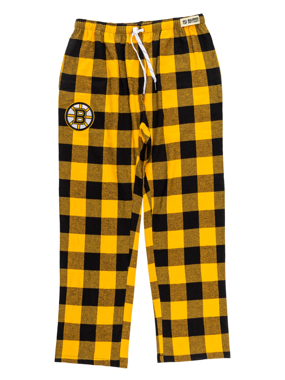 Official NHL Boston Bruins Buffalo Plaid Flannel PJ pants