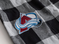 Load image into Gallery viewer, Colorado Avalanche Flannel Buffalo Plaid PJ pants
