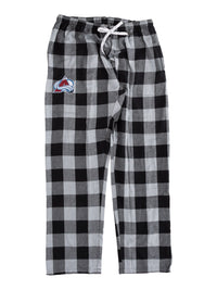 Load image into Gallery viewer, Colorado Avalanche Flannel Buffalo Plaid PJ pants
