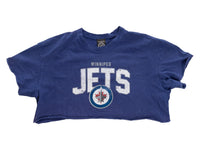 Load image into Gallery viewer, Winnipeg jets Acid Wash Crop Top
