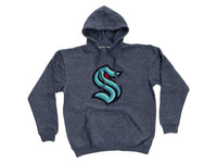 Load image into Gallery viewer, Seattle Kraken Unisex Nantucket Hoodie with Chenille Logo Crest

