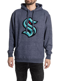 Load image into Gallery viewer, Seattle Kraken Unisex Nantucket Hoodie with Chenille Logo Crest

