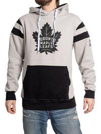 Load image into Gallery viewer, NHL Toronto Maple Leafs Grey Scale Varsity Hoodie
