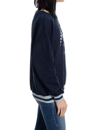 Load image into Gallery viewer, Ladies' Vintage Stripe Toronto Maple Leafs Crewneck fleece
