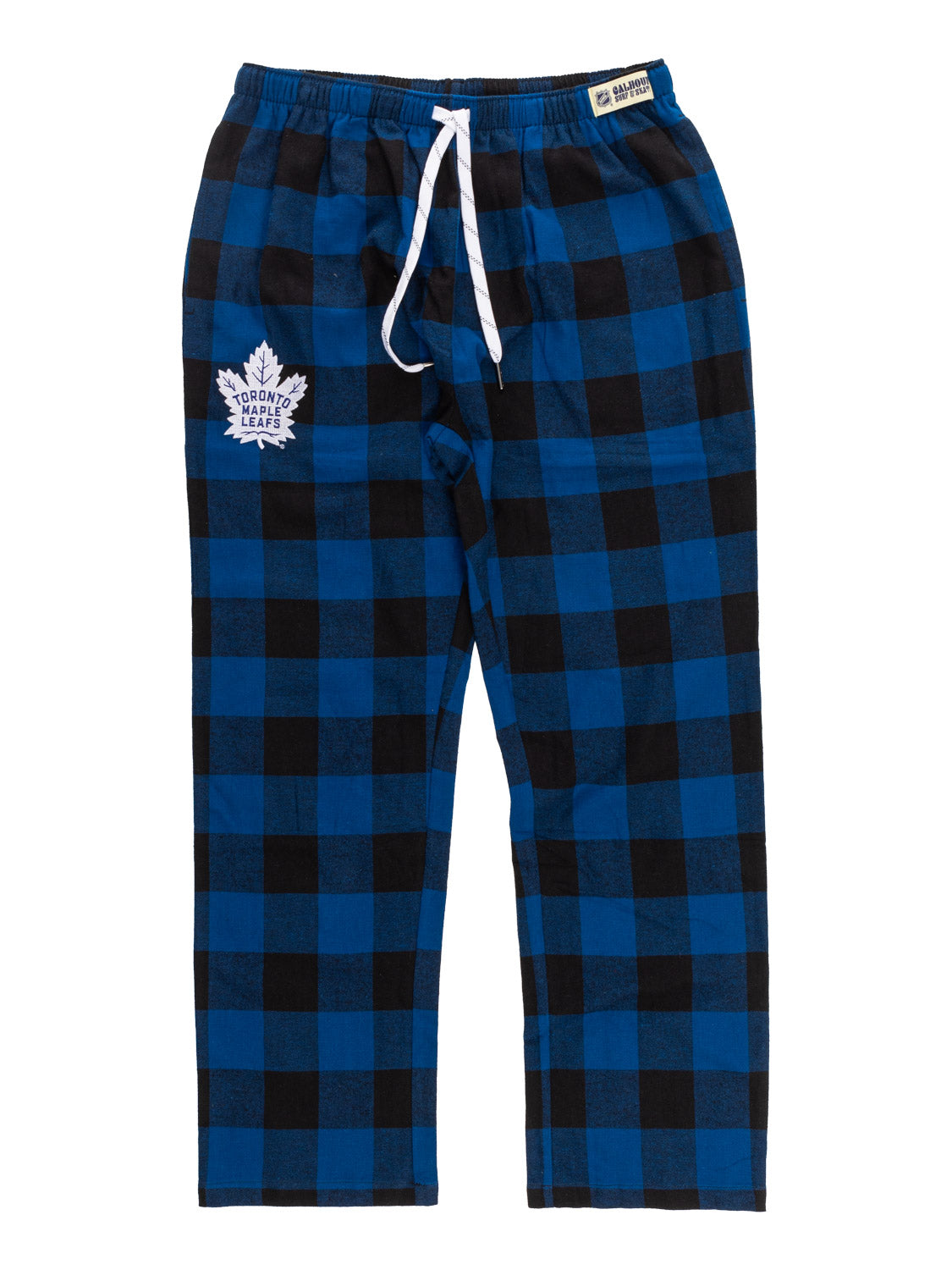 Official NHL Toronto Maple Leafs Buffalo Plaid Flannel PJ pant