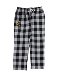 Load image into Gallery viewer, Vegas Golden Knights Flannel Buffalo Plaid PJ Pants
