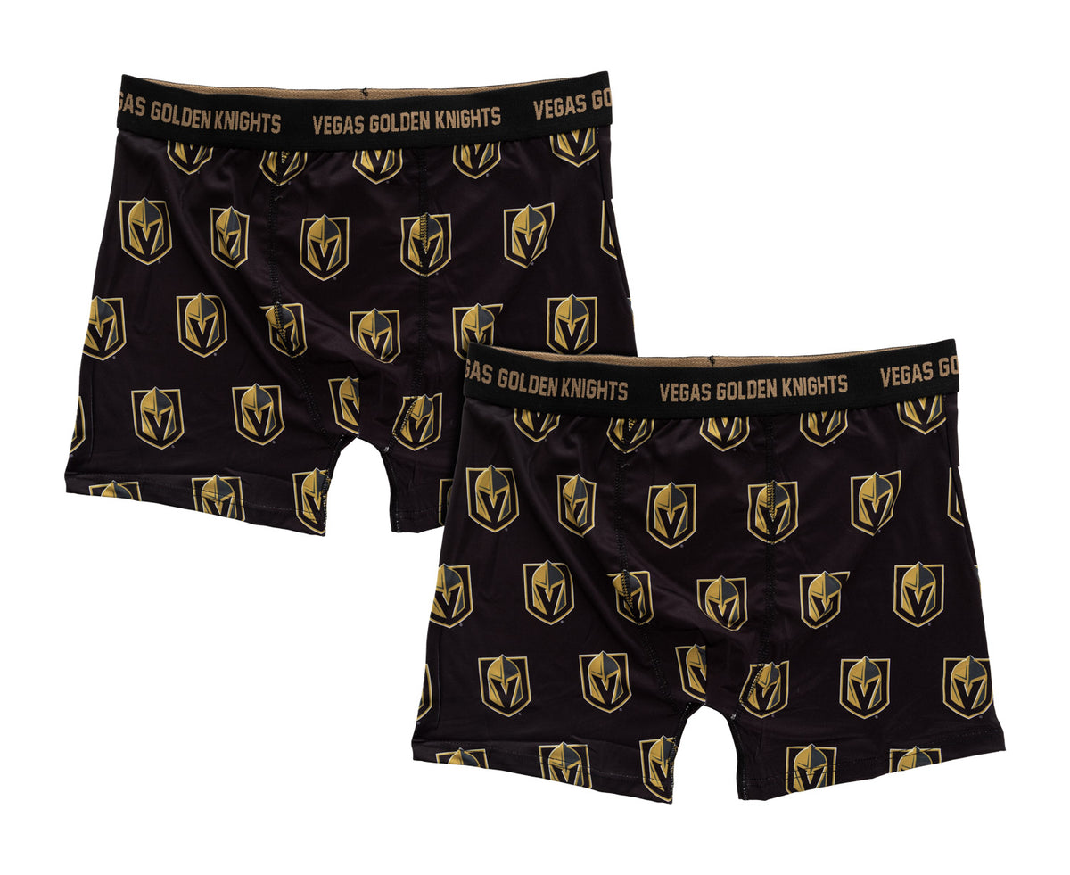 Men's Vegas Golden Knights Premium Boxer Briefs - 2 Pack Underwear