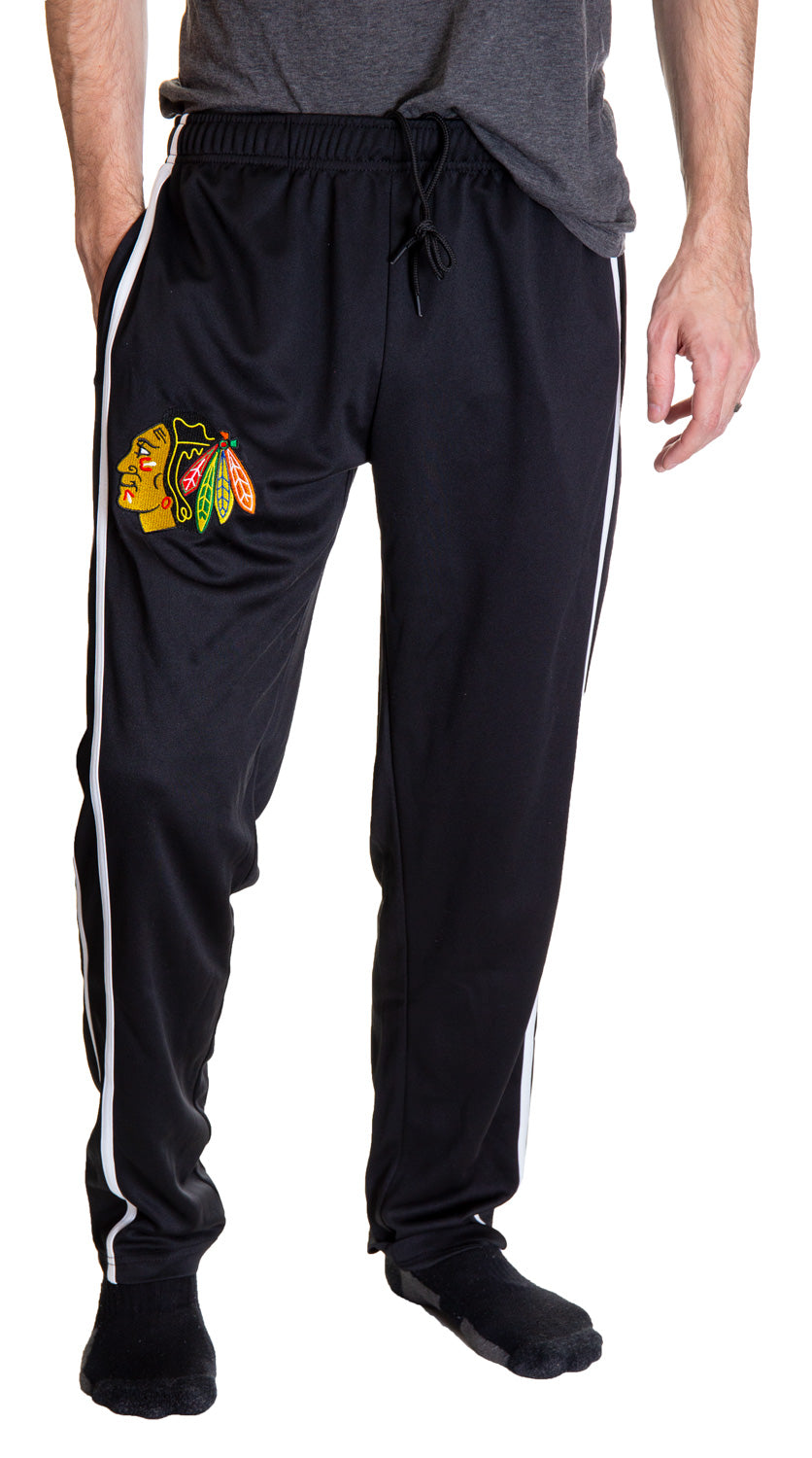 Chicago Blackhawks Striped Training Pants for Men