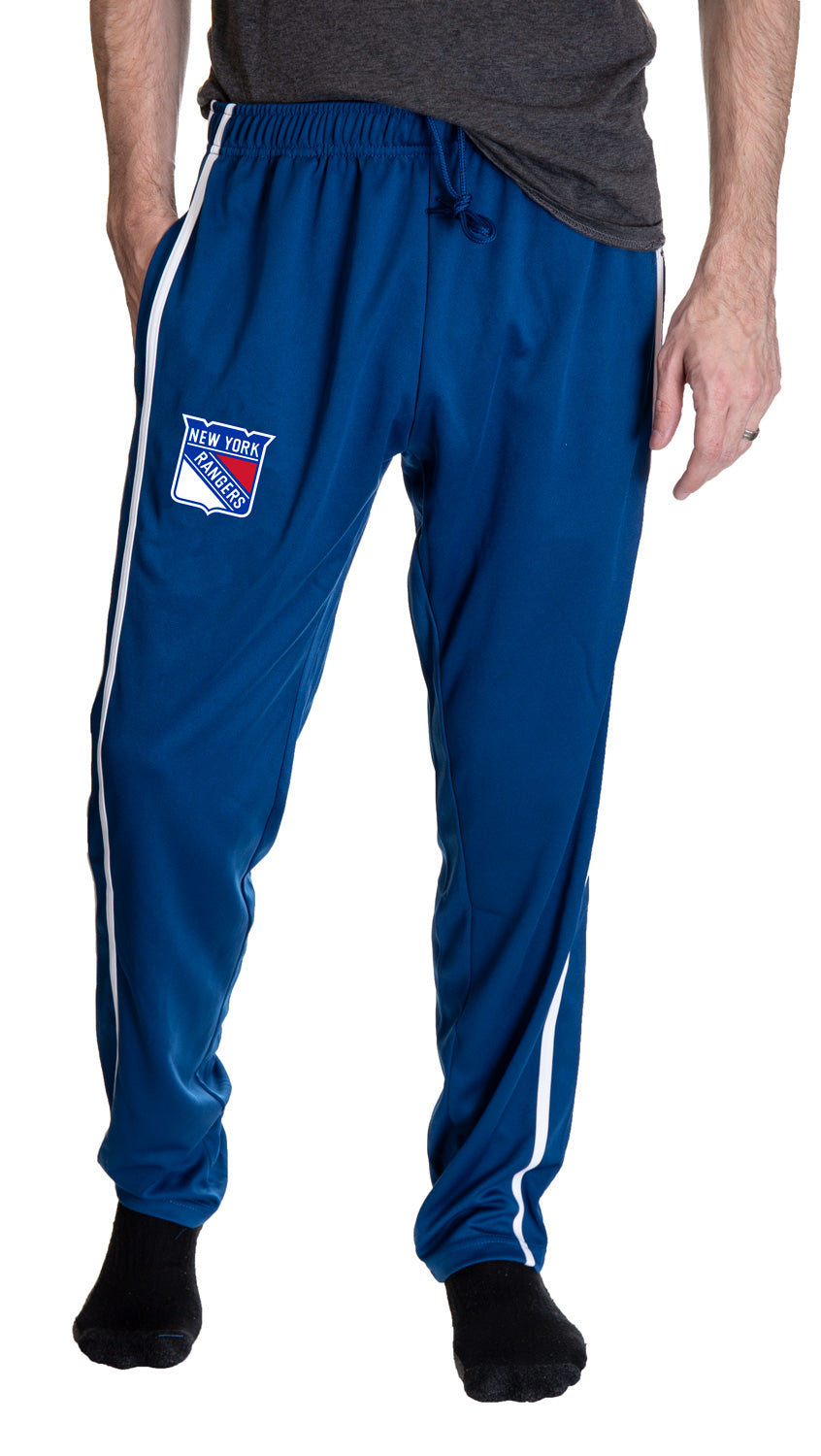 New York Rangers Striped Training Pants for Men