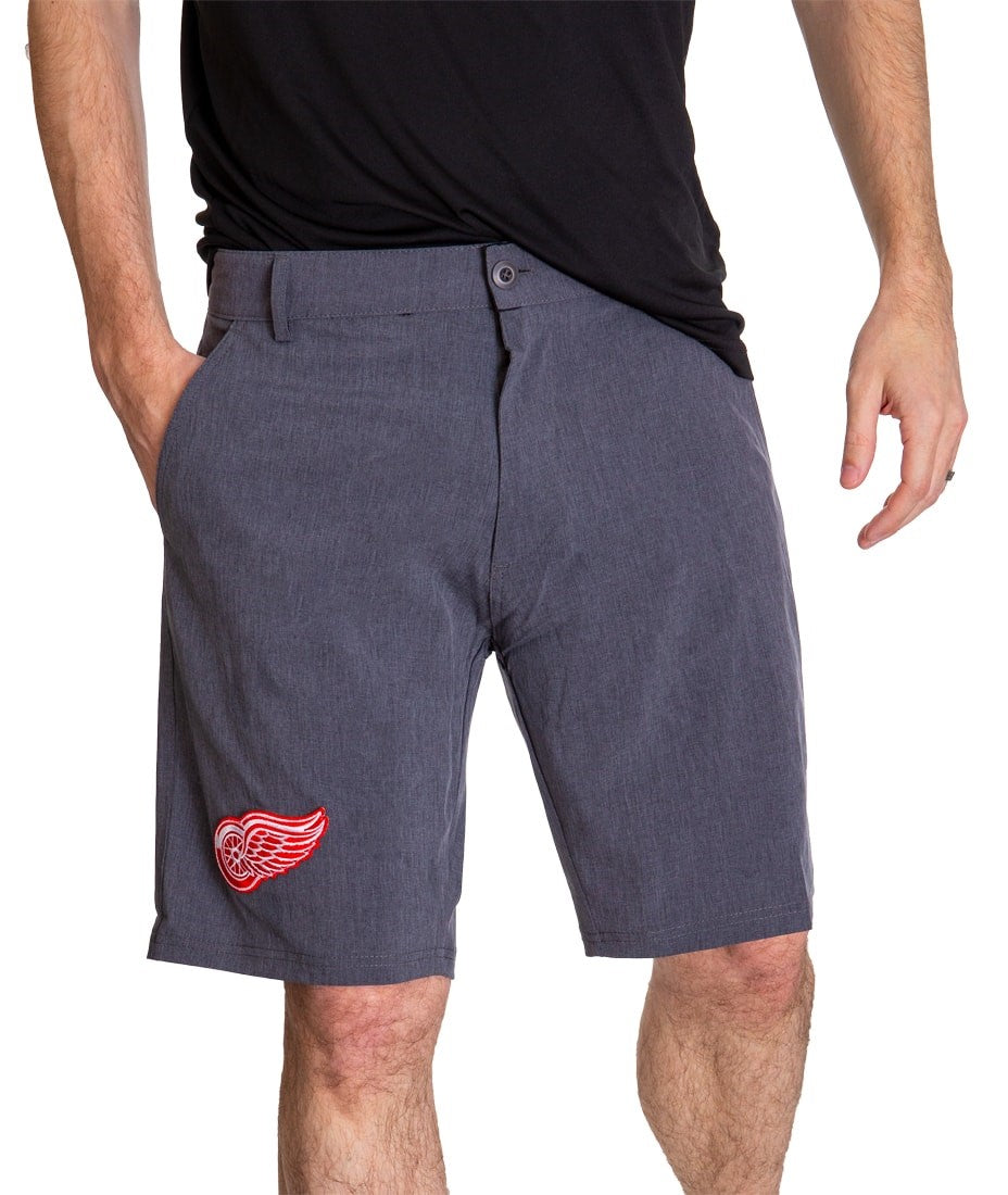 Detroit Red Wings Performance Stretch Boardshorts for Men