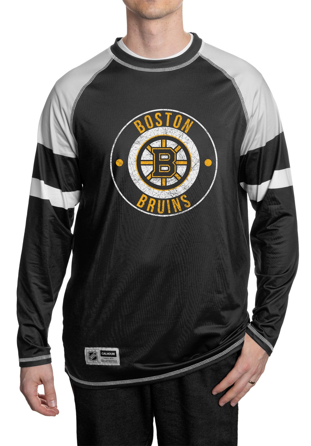 Boston Bruins Thermal Long Sleeve Rash Guard Shirt