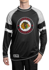 Load image into Gallery viewer, Chicago Blackhawks Thermal Long Sleeve Rash Guard Shirt
