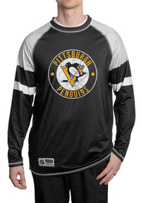 Load image into Gallery viewer, Pittsburgh Penguins Thermal Long Sleeve Rash Guard Shirt
