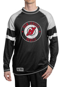 Load image into Gallery viewer, New Jersey Devils Thermal Long Sleeve Rash Guard Shirt
