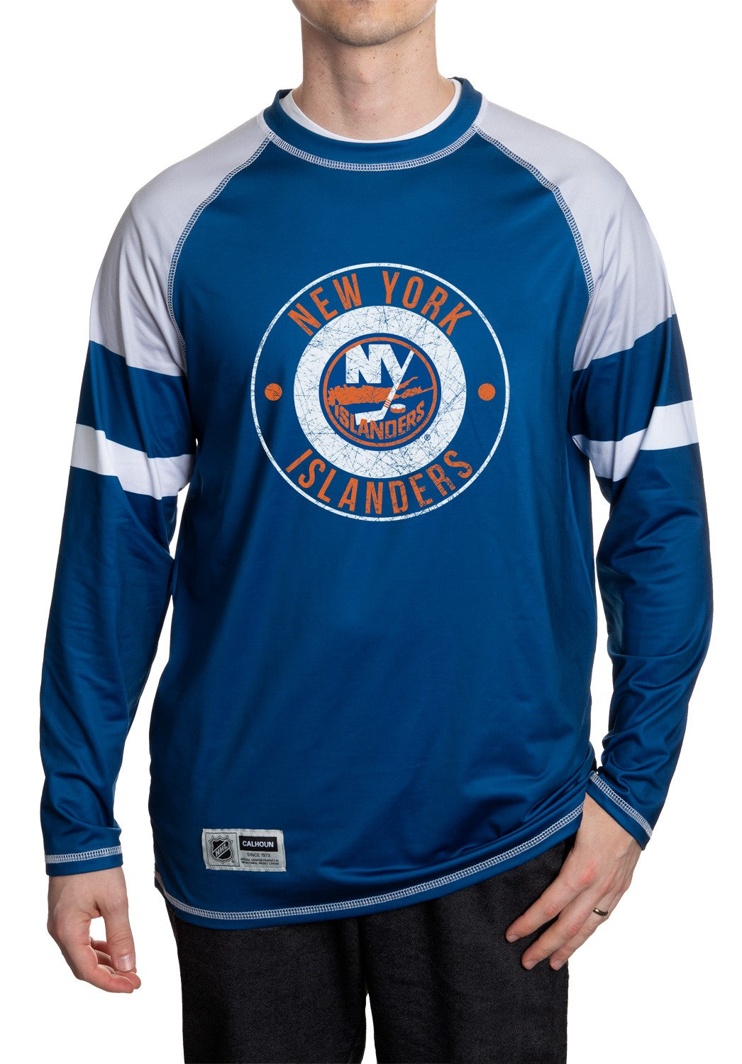 New York Islanders Thermal Long Sleeve Rash Guard Shirt