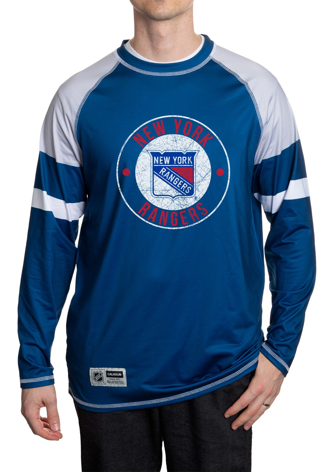 New York Rangers Thermal Long Sleeve Rash Guard Shirt