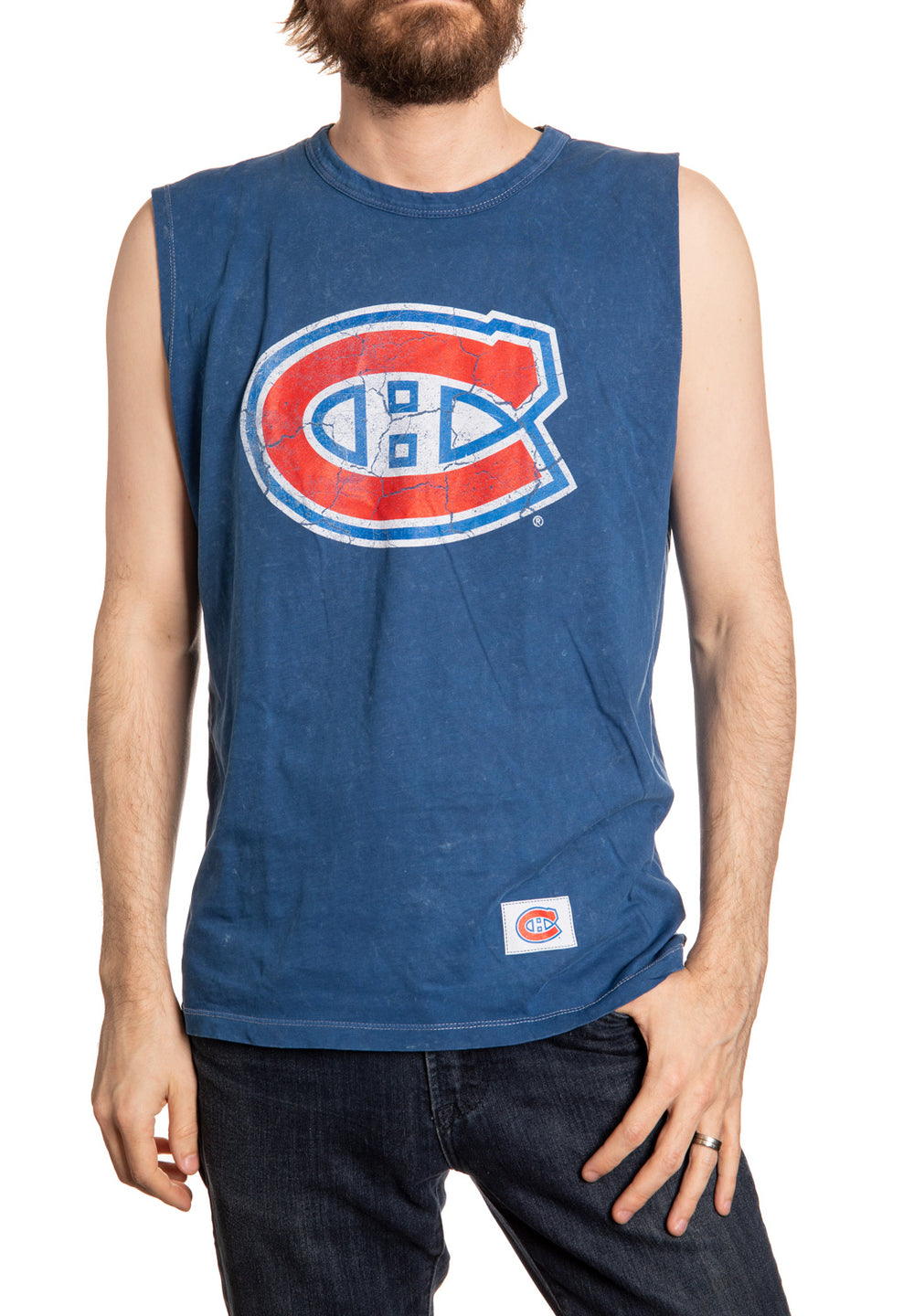 Montreal Canadiens Acid Wash Sleeveless Shirt