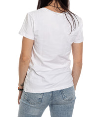 Load image into Gallery viewer, Seattle Kraken Women&#39;s Distressed Print Fitted Crew Neck Premium T-Shirt - White
