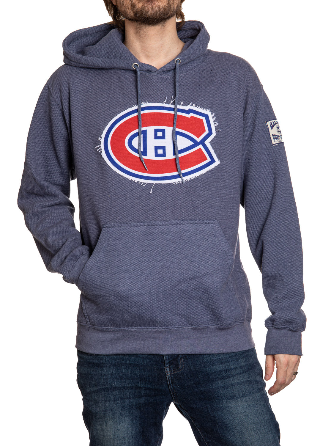 Montreal Canadiens Waffle Pullover Hoodie
