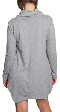 Load image into Gallery viewer, Chicago Blackhawks Cowl Neck Tunic Back View
