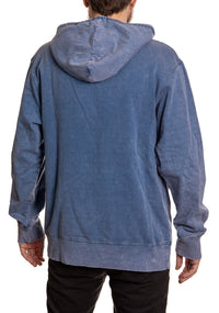 Load image into Gallery viewer, Montreal Canadiens Acid Wash Hoodie Back View
