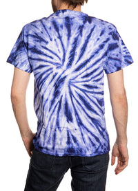 Load image into Gallery viewer, Seattle Kraken Spiral Tie Dye T-Shirt Back View

