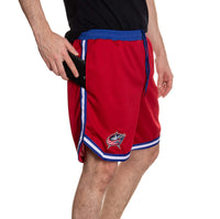 Load image into Gallery viewer, Columbus Blue Jackets Men&#39;s 2 Tone Air Mesh Shorts Lined with Pockets

