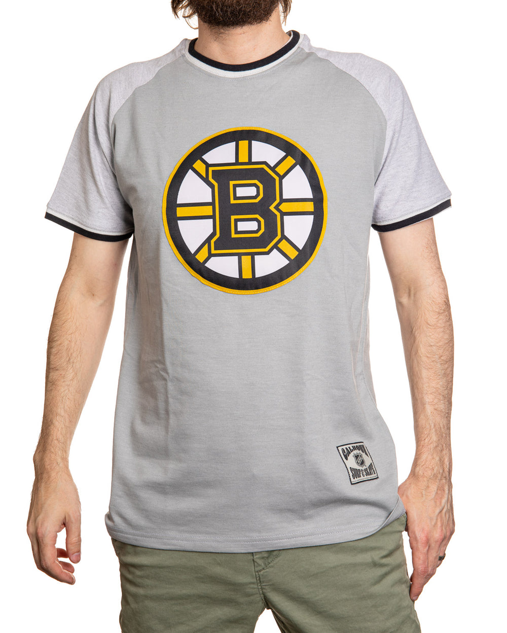Boston Bruins Reverse French Terry Gradient Print T-Shirt