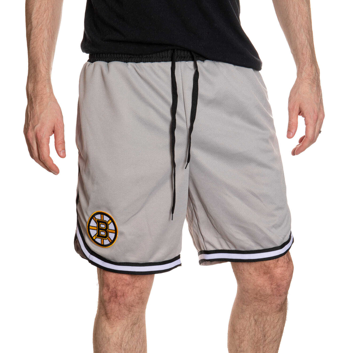 Boston Bruins Men's 2 Tone Air Mesh Shorts Lined with Pockets