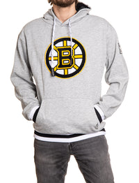 Load image into Gallery viewer, Boston Bruins &quot;Muskoka Style&quot; Premium Chenille Woven Logo Hoodie
