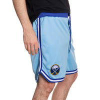 Load image into Gallery viewer, Buffalo Sabres Men&#39;s 2 Tone Air Mesh Shorts Lined with Pockets
