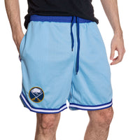Load image into Gallery viewer, Buffalo Sabres Men&#39;s 2 Tone Air Mesh Shorts Lined with Pockets
