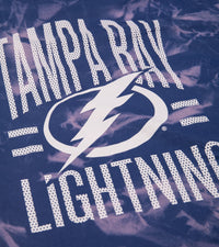 Load image into Gallery viewer, Tampa Bay Lightning Crystal Tie Dye Long Sleeve Shirt
