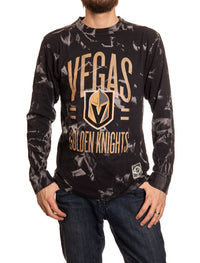 Load image into Gallery viewer, Vegas Golden Knights Crystal Tie Dye Long Sleeve Shirt

