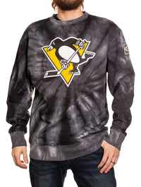 Load image into Gallery viewer, Pittsburgh Penguins Spiral Tie Dye Crewneck
