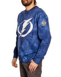 Load image into Gallery viewer, Tampa Bay Lightning Spiral Tie Dye Crewneck
