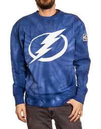 Load image into Gallery viewer, Tampa Bay Lightning Spiral Tie Dye Crewneck
