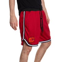 Load image into Gallery viewer, Calgary Flames Men&#39;s 2 Tone Air Mesh Shorts Lined with Pockets
