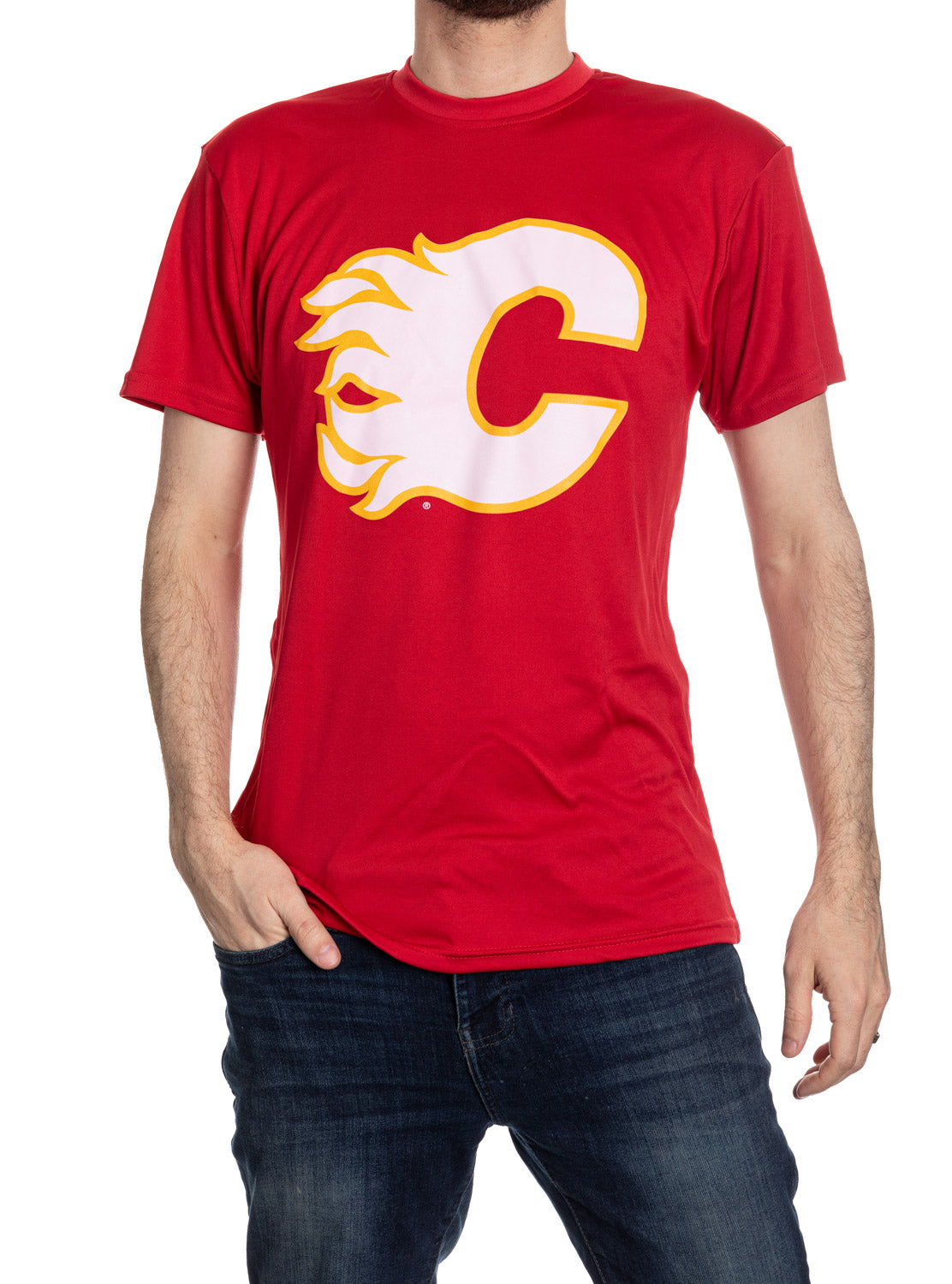 Calgary Flames Retro Edition Wicking T-Shirt