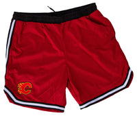 Load image into Gallery viewer, Calgary Flames Men&#39;s 2 Tone Air Mesh Shorts Lined with Pockets
