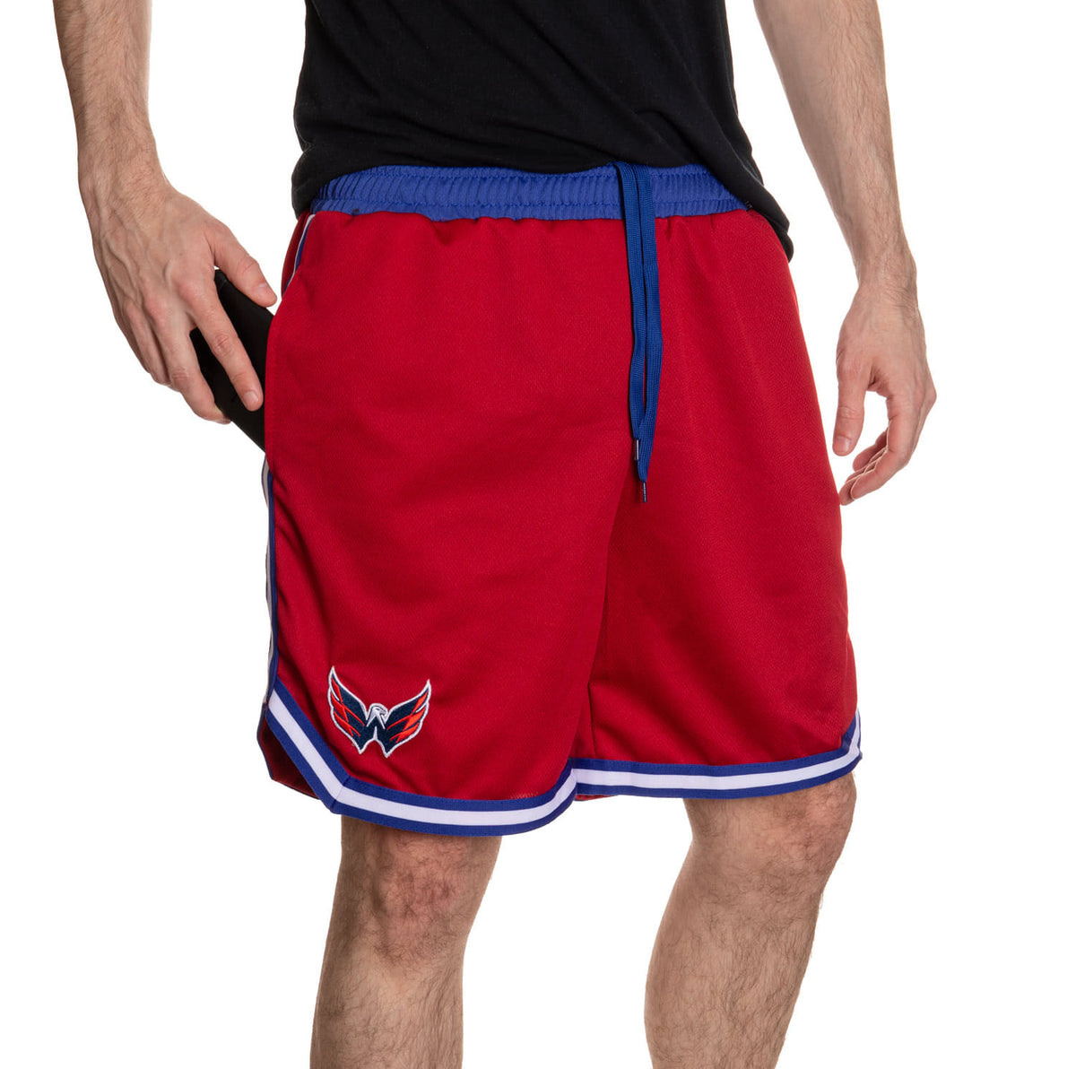 Washington Capitals Men's 2 Tone Air Mesh Shorts Lined with Pockets