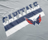 Load image into Gallery viewer, Washington Capitals Men&#39;s Short Sleeve &quot;Stripes&quot; Rash Guard Wicking T-Shirt
