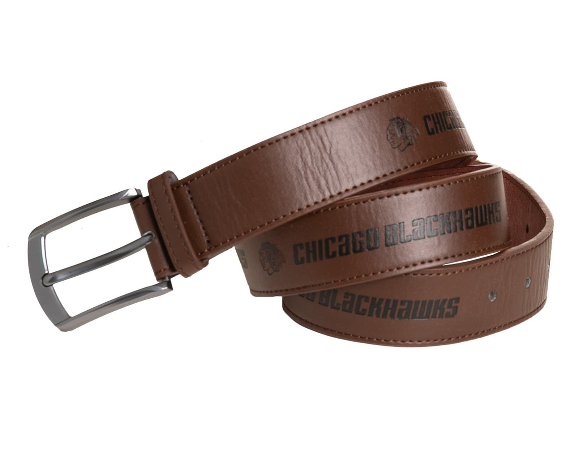 Chicago Blackhawks Adjustable Leather Belt