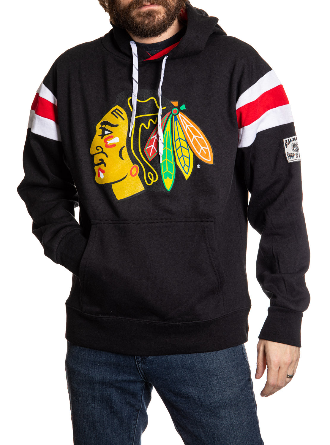 Chicago Blackhawks Youth Special Edition Throwback Big Logo Hoodie