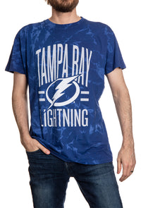 Load image into Gallery viewer, Tampa Bay Lightning Crystal Tie Dye T-Shirt
