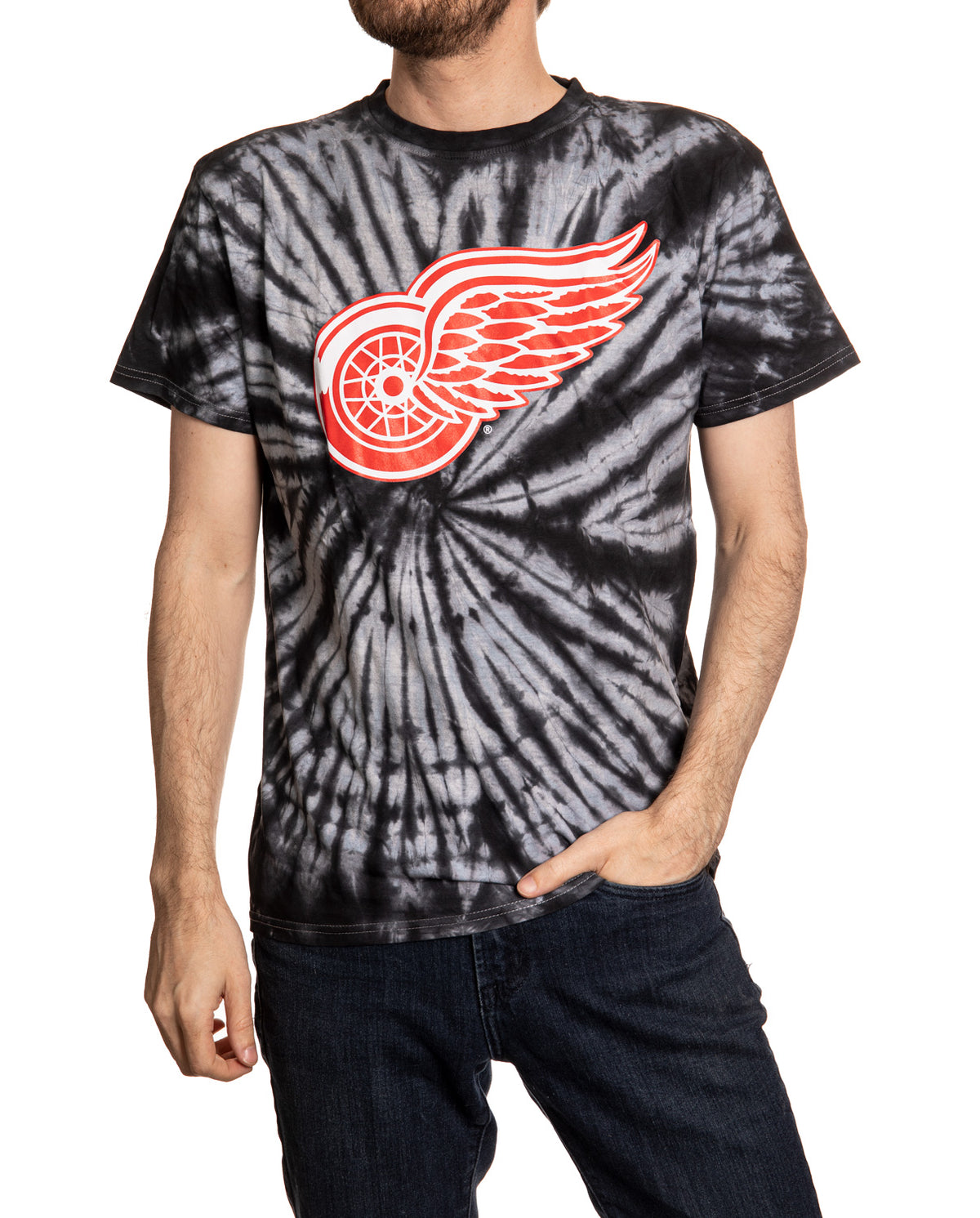Detroit Red Wings Spiral Tie Dye T-Shirt