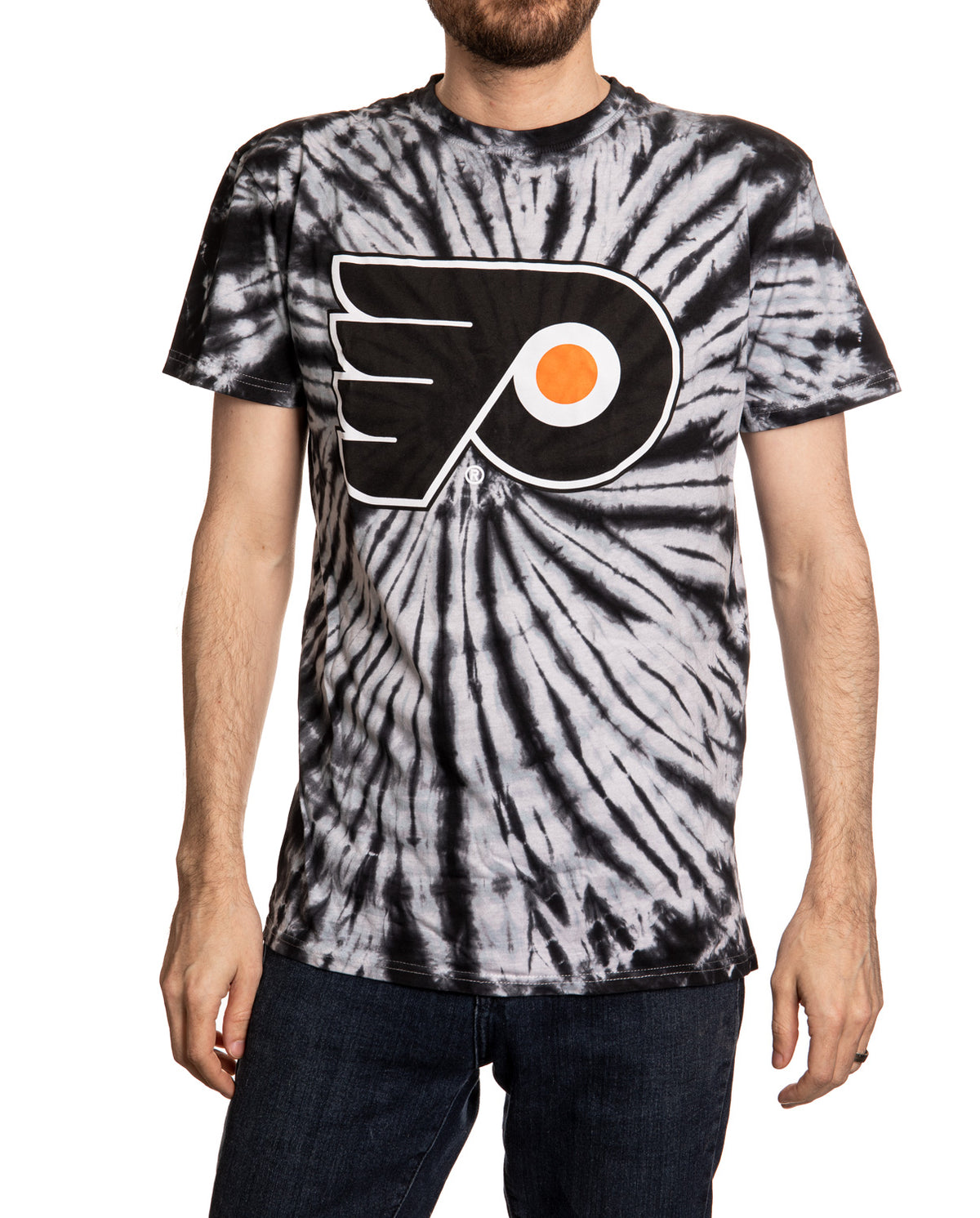 Philadelphia Flyers Spiral Tie Dye T-Shirt