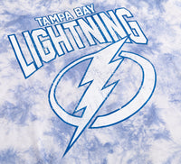 Load image into Gallery viewer, Tampa Bay Lightning Blue Cloud Tie Dye T-Shirt
