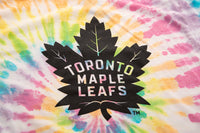 Load image into Gallery viewer, Toronto Maple Leafs Pastel Rainbow Tie Dye T-Shirt
